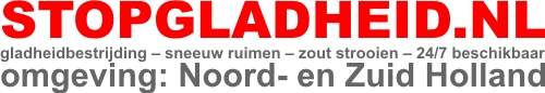 stop gladheid sneeuw ijzel bollenstreek lisse